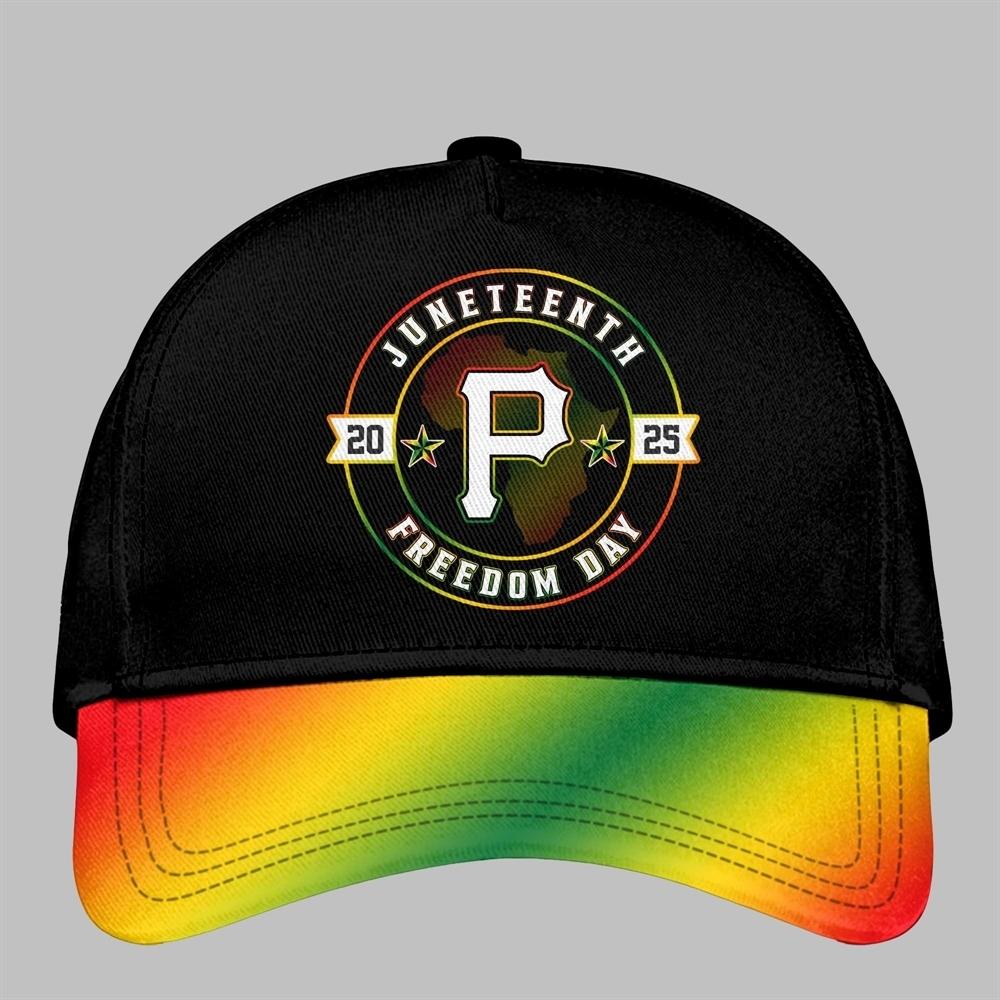 Pittsburgh Pirates Juneteenth Day 2025 Baseball Jersey Hat