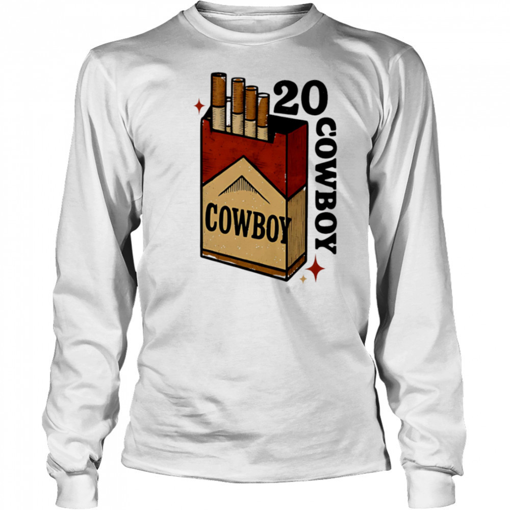 Cigarette Pack 20 Cowboy Classic vintage shirt Long Sleeved