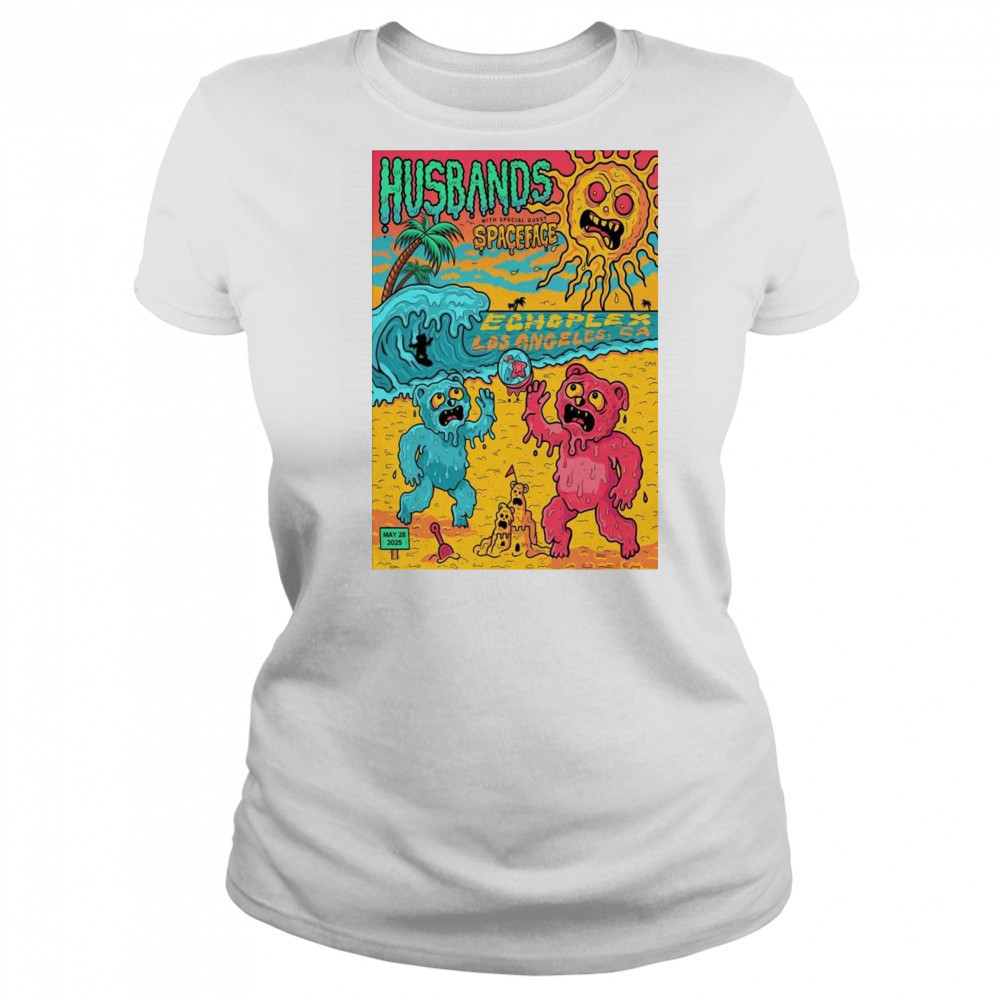 Husbands And Spaceface May 28 2025 Los Angeles CA Shirt Women's T-shirt