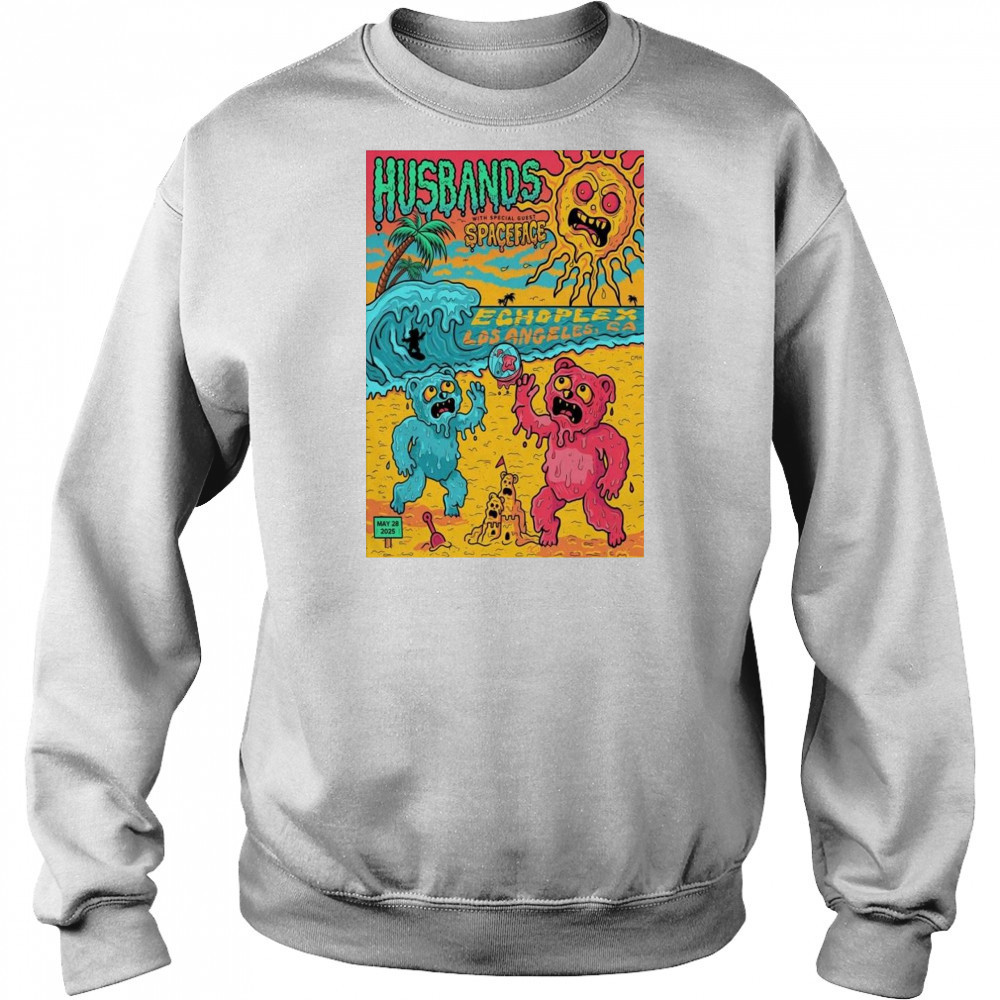 Husbands And Spaceface May 28 2025 Los Angeles CA Shirt Sweatshirt