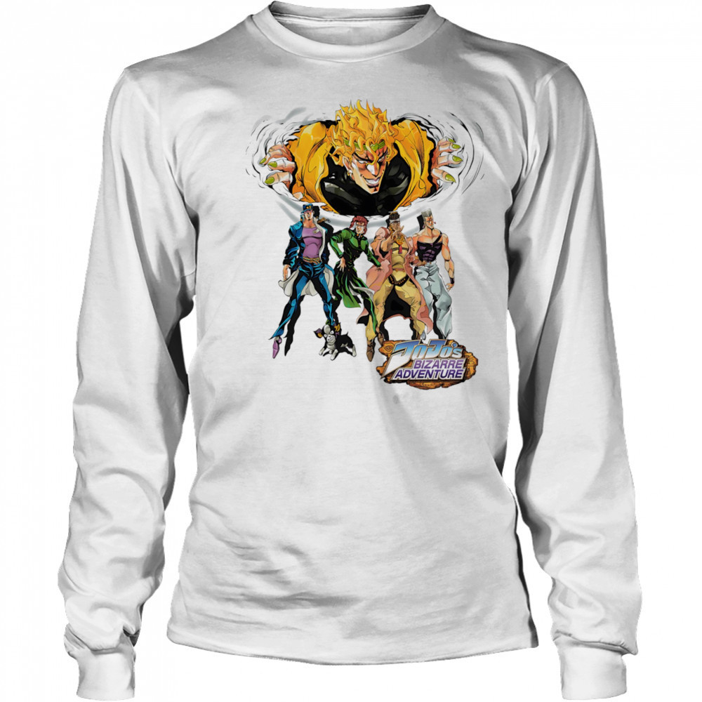 Jojo’s Bizarre Adventure character graphic shirt Long Sleeved