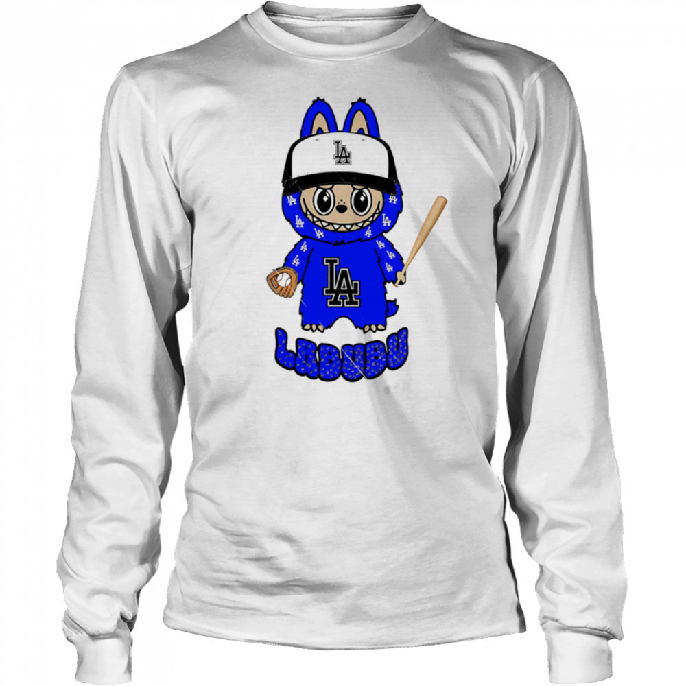 Labubu Hat LA Dodgers Labubu Los Angeles Dodgers shirt Long Sleeved
