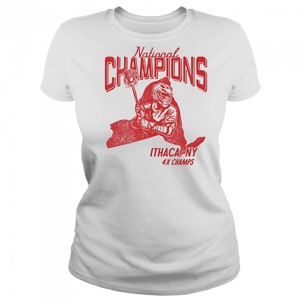 National Champions Ithaca NY 4x Champs shirt Women's T-shirt