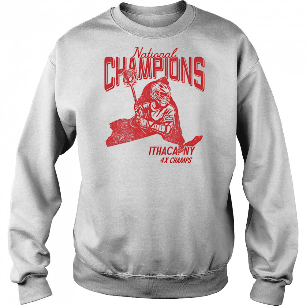 National Champions Ithaca NY 4x Champs shirt Sweatshirt