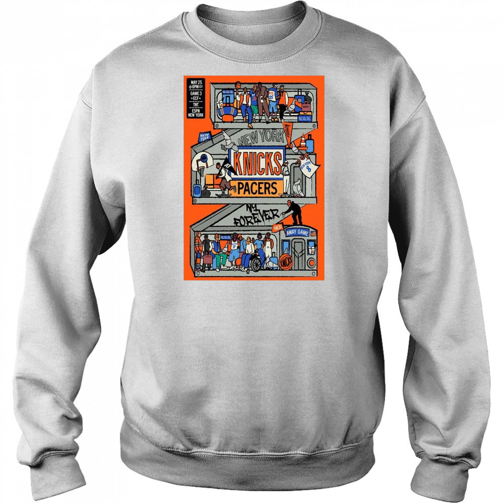 New York Knick New Game Day Series 2025 ECF Campaign NBA Shirt Sweatshirt