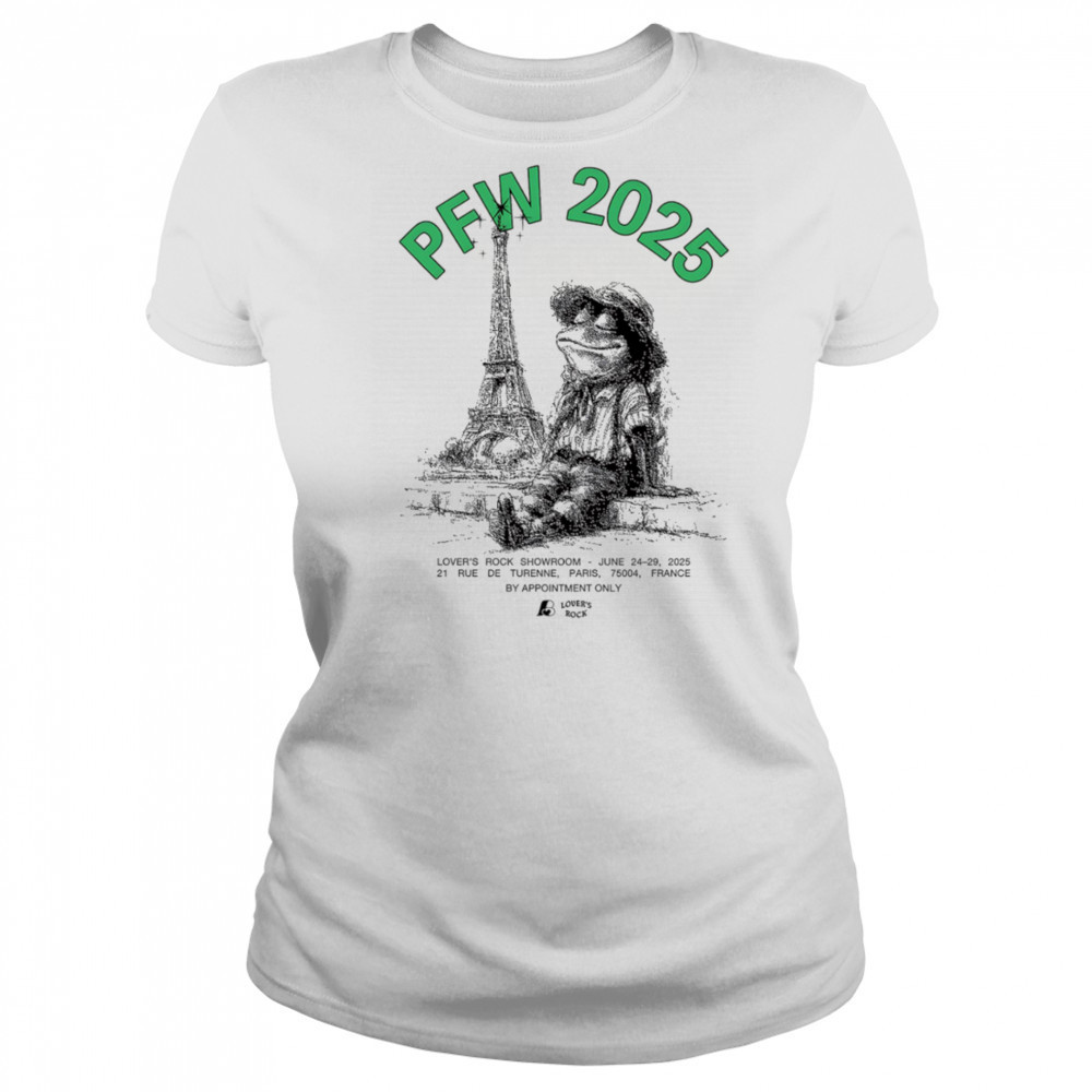 PFW 2025 lover’s rock showroom June 24 29 2025 shirt Women's T-shirt