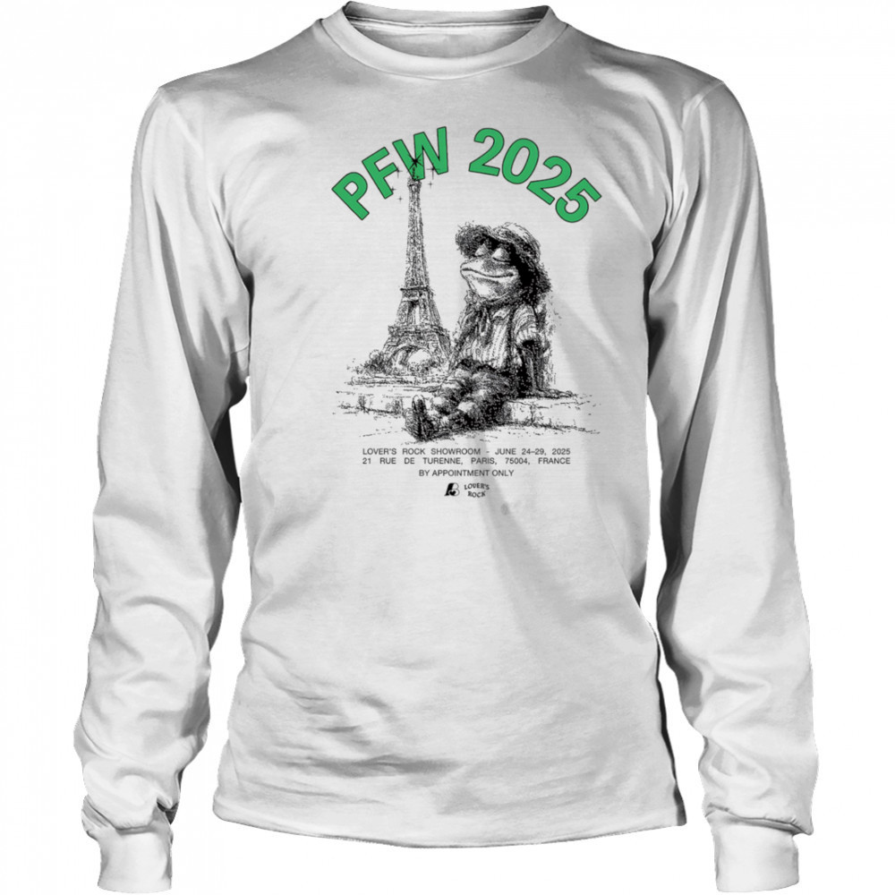 PFW 2025 lover’s rock showroom June 24 29 2025 shirt Long Sleeved