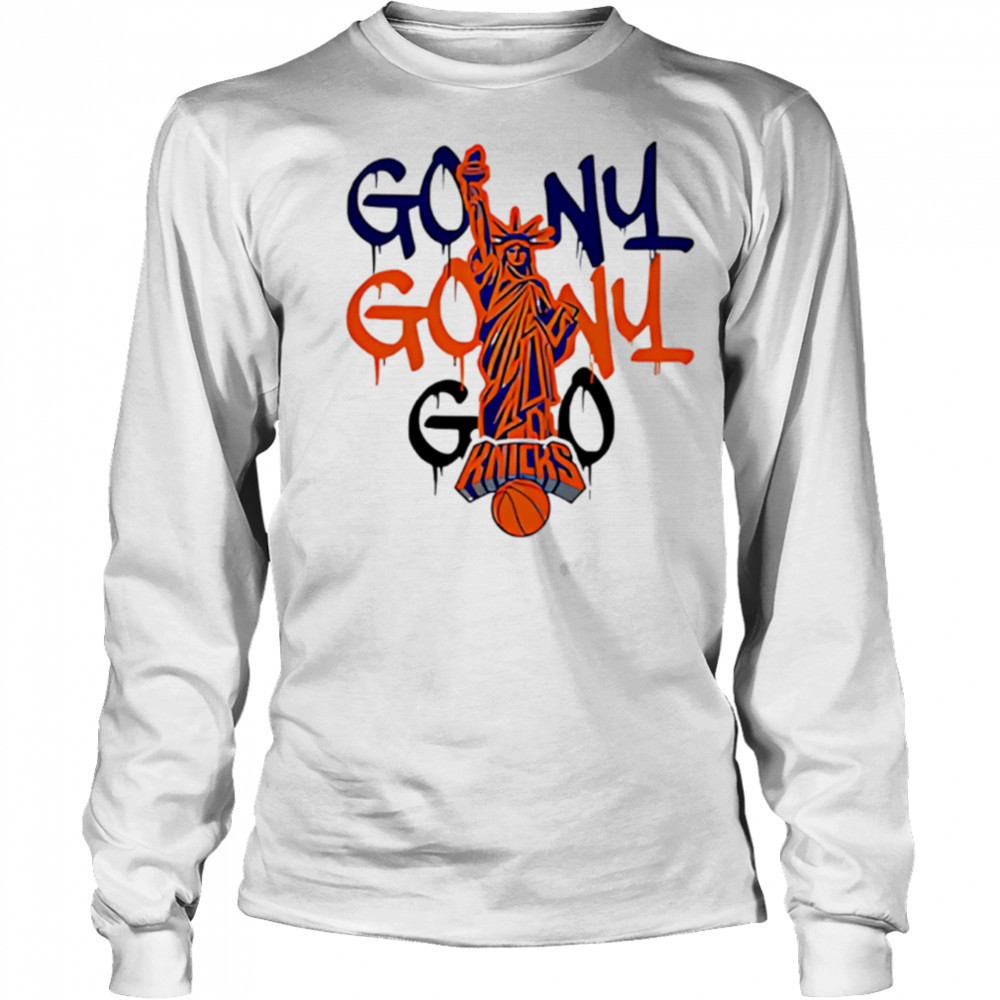 Statue of Liberty Go New York Knicks shirt Long Sleeved
