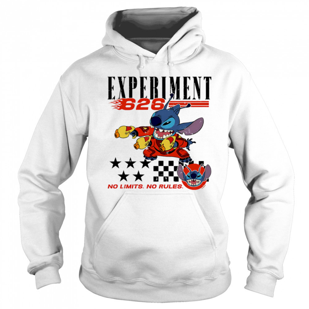 Stitch Racing Experiment 626 No Limits No Rules shirt Hoodie