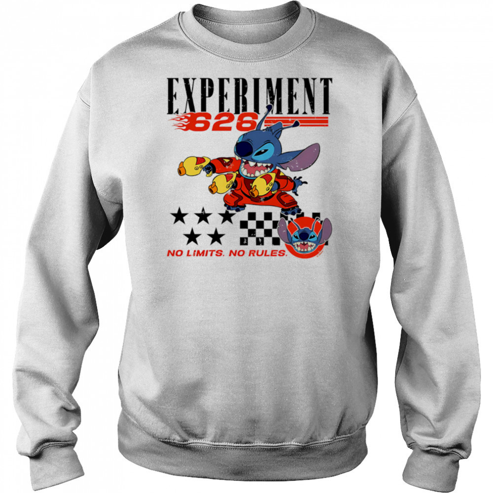 Stitch Racing Experiment 626 No Limits No Rules shirt Sweatshirt