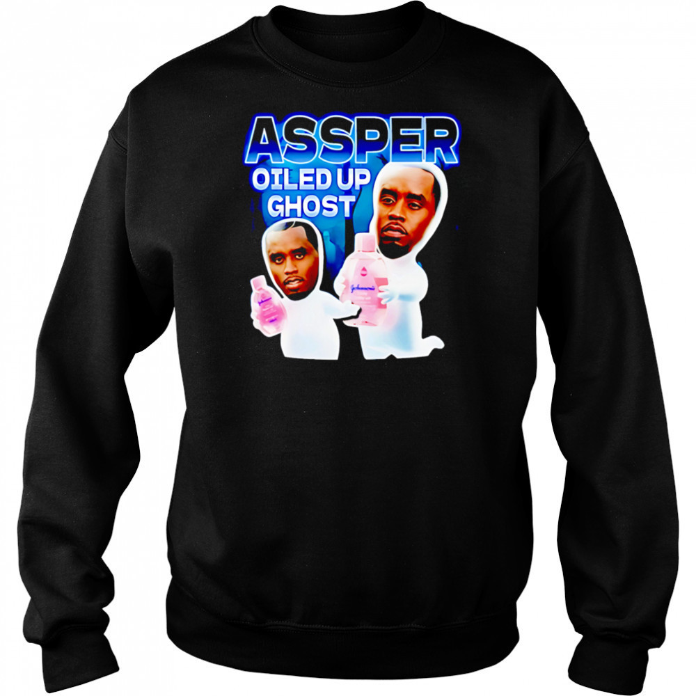 Assper Oiled Up Ghost meme shirt Sweatshirt
