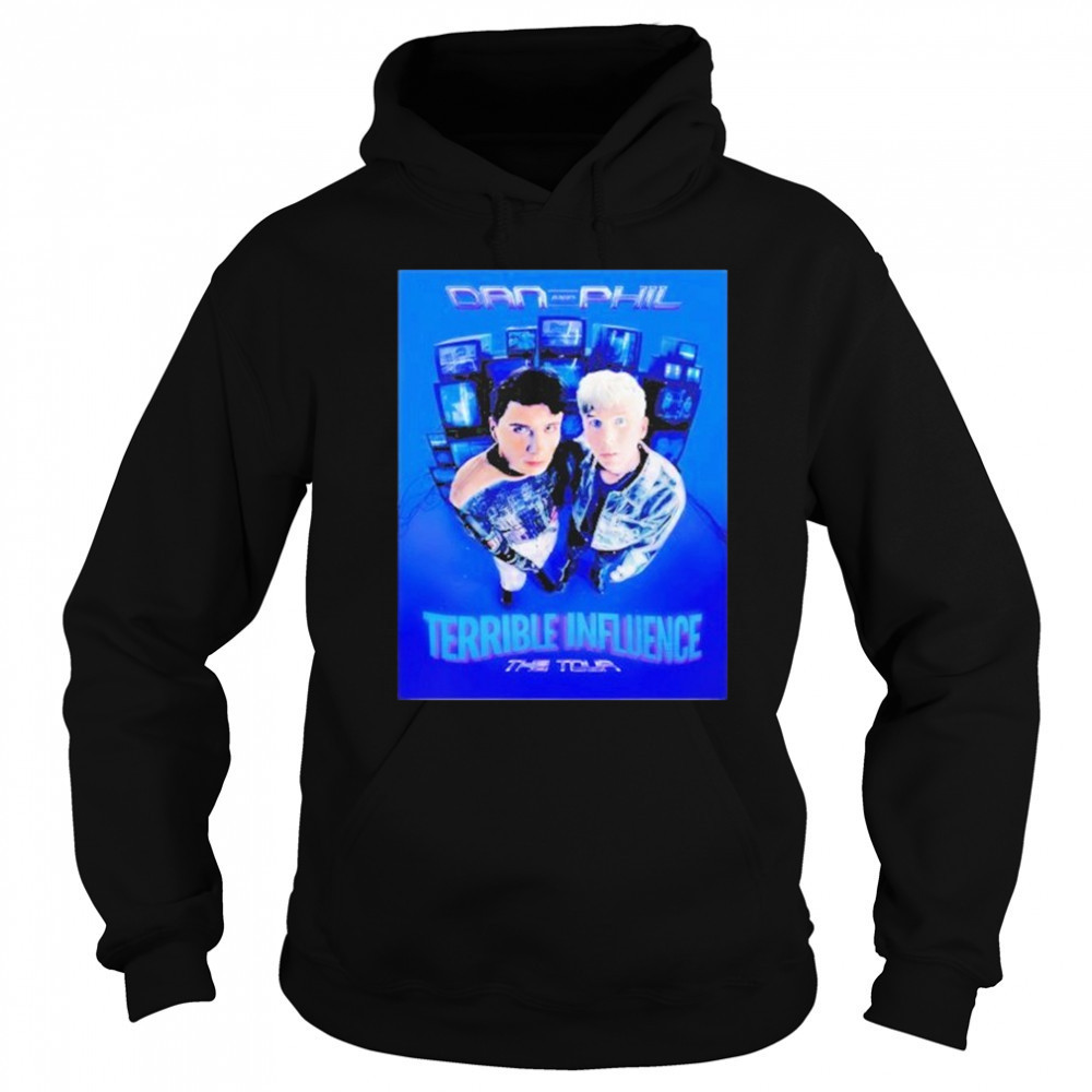 Dan And Phil Terrible Influence The Tour 2025 shirt Hoodie