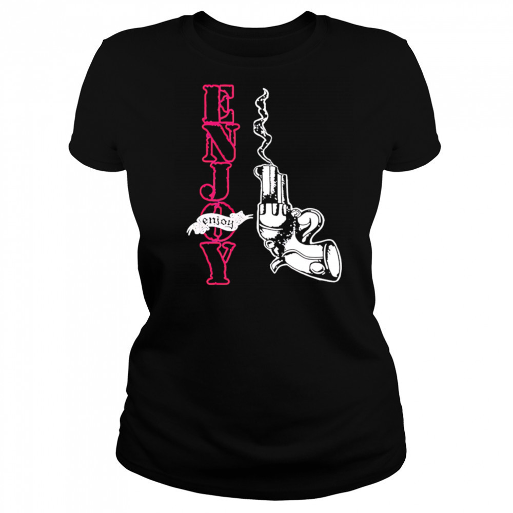 Enjoy smoking gun shirt Women's T-shirt