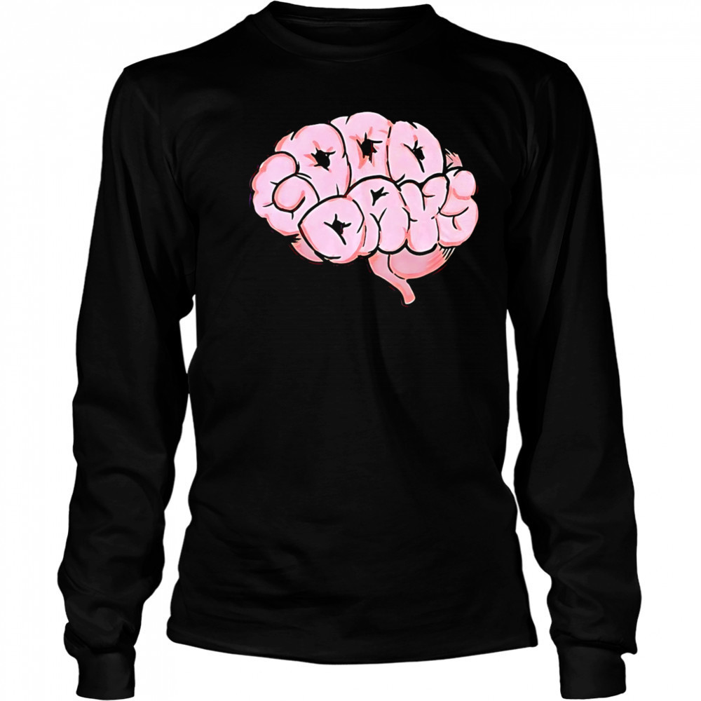 Good Days Brain Puff-Print shirt Long Sleeved