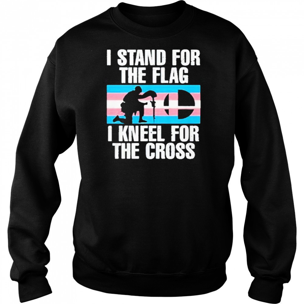 I Stand For The Flag I Kneel For The Cross Shirt Sweatshirt
