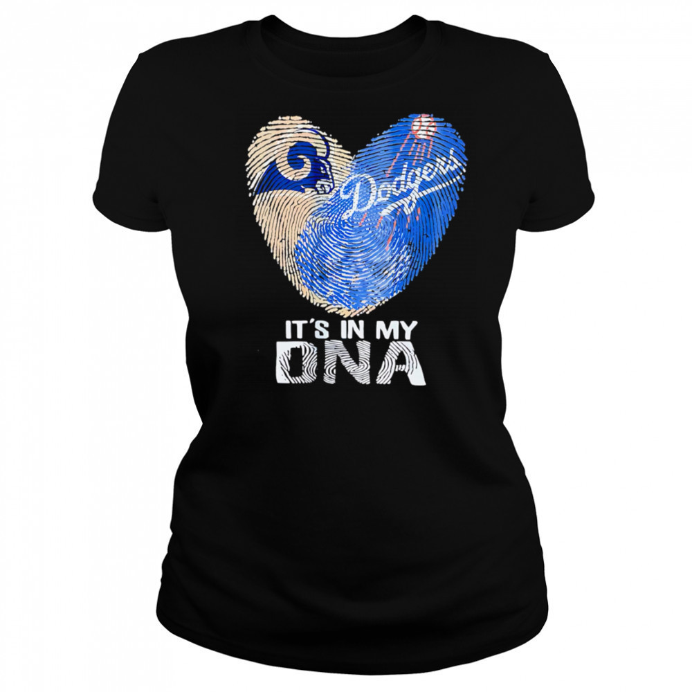 It’s In My DNA Dodgers heart shirt Women's T-shirt