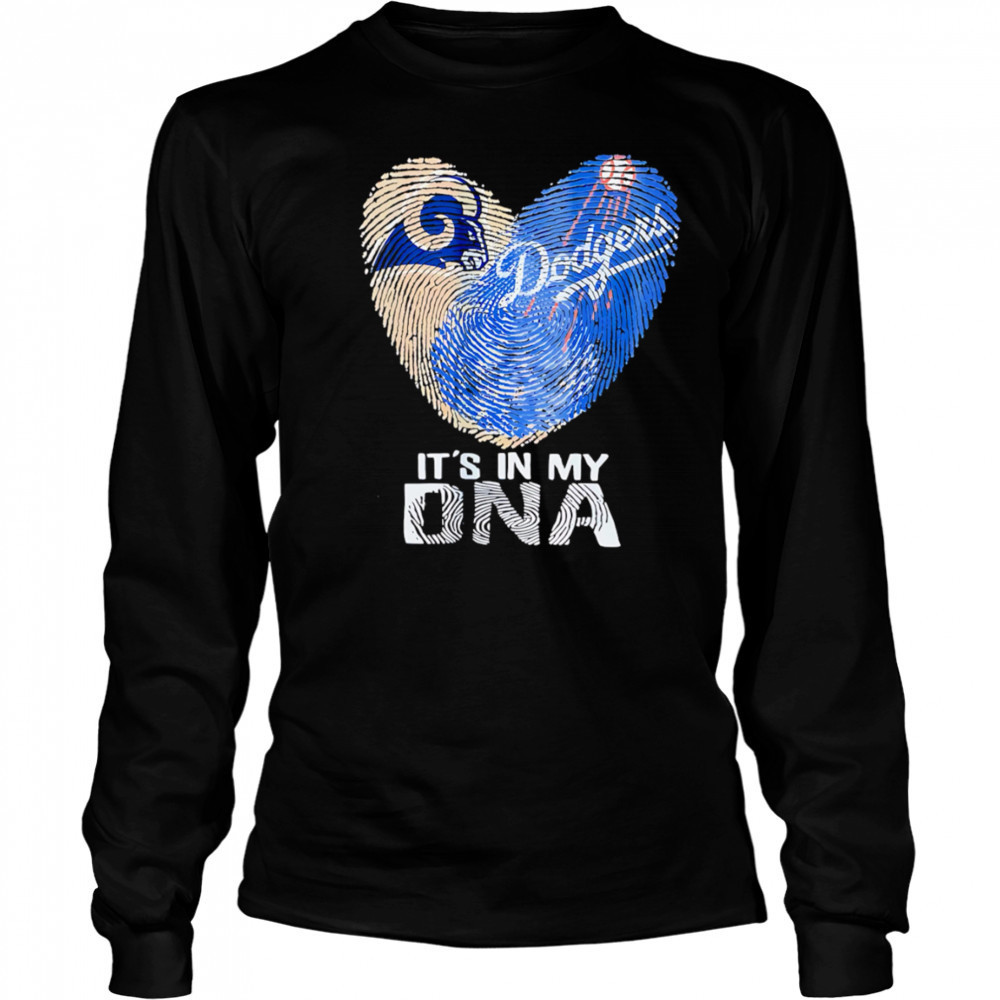 It’s In My DNA Dodgers heart shirt Long Sleeved