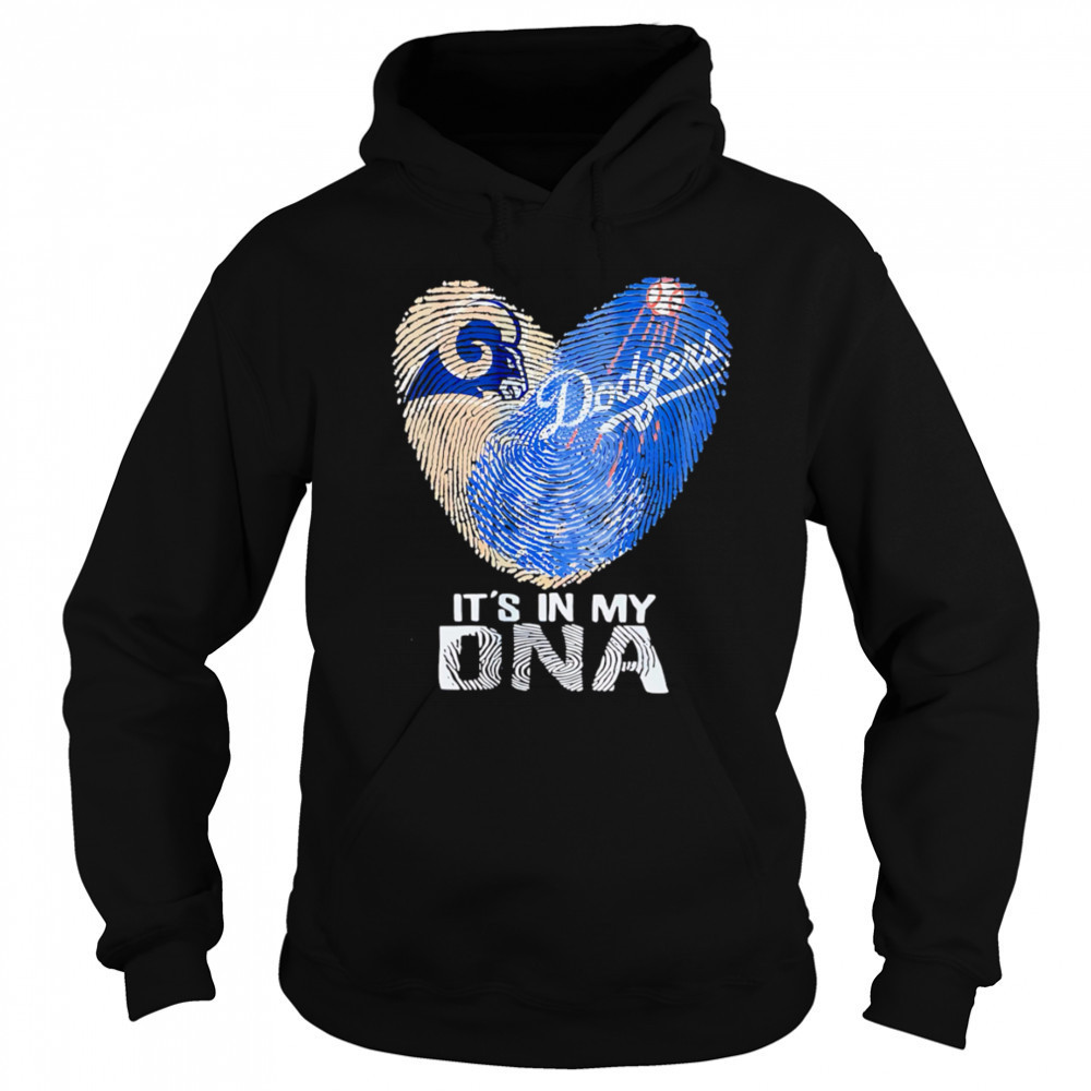 It’s In My DNA Dodgers heart shirt Hoodie
