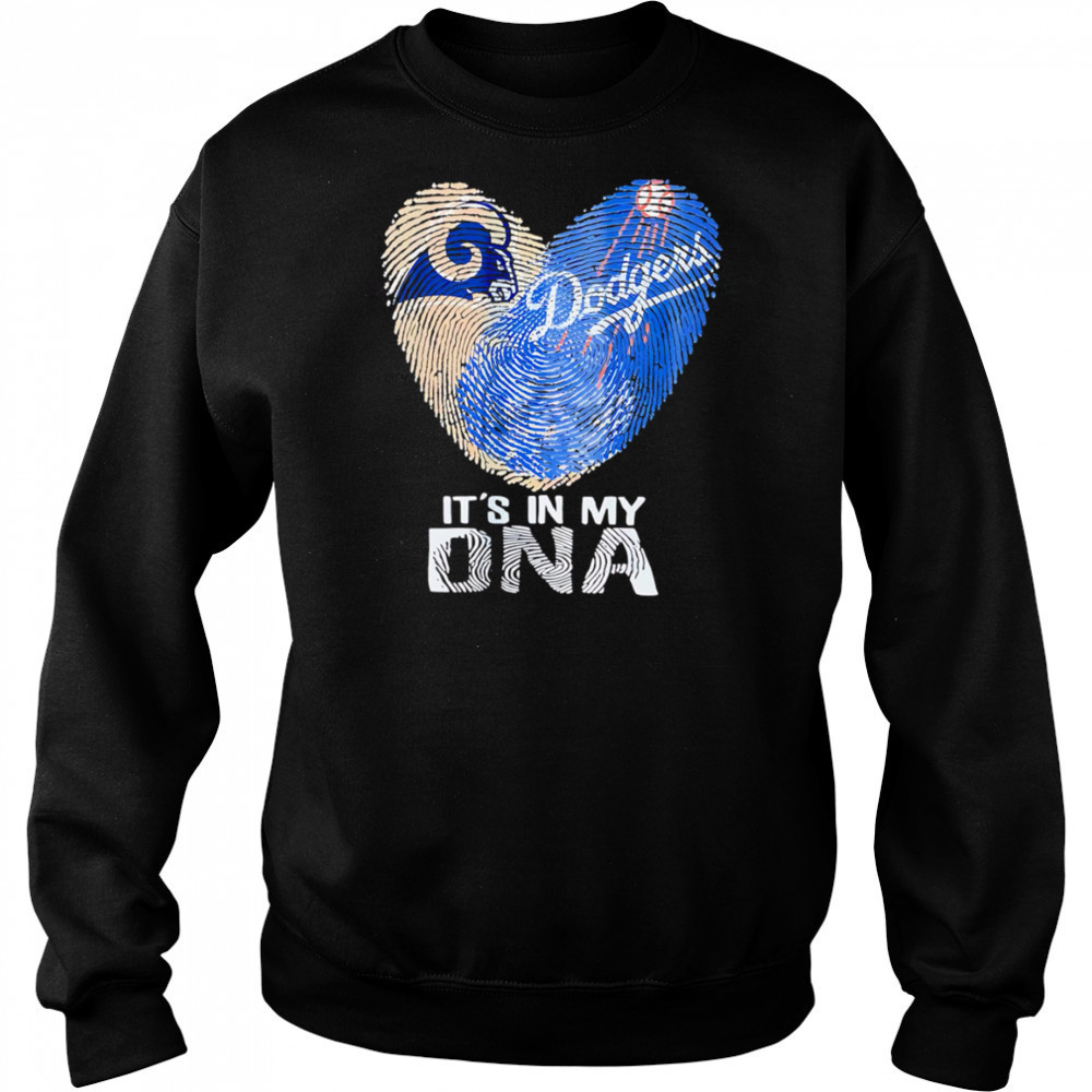 It’s In My DNA Dodgers heart shirt Sweatshirt