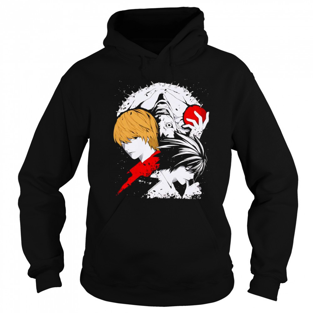 Note of Death Light and L shirt Hoodie