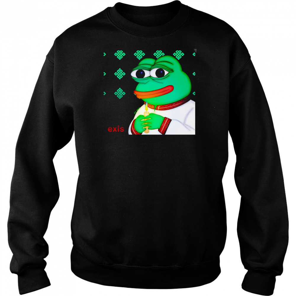 Pepe wearing a traditional Ukrainian shirt Sweatshirt