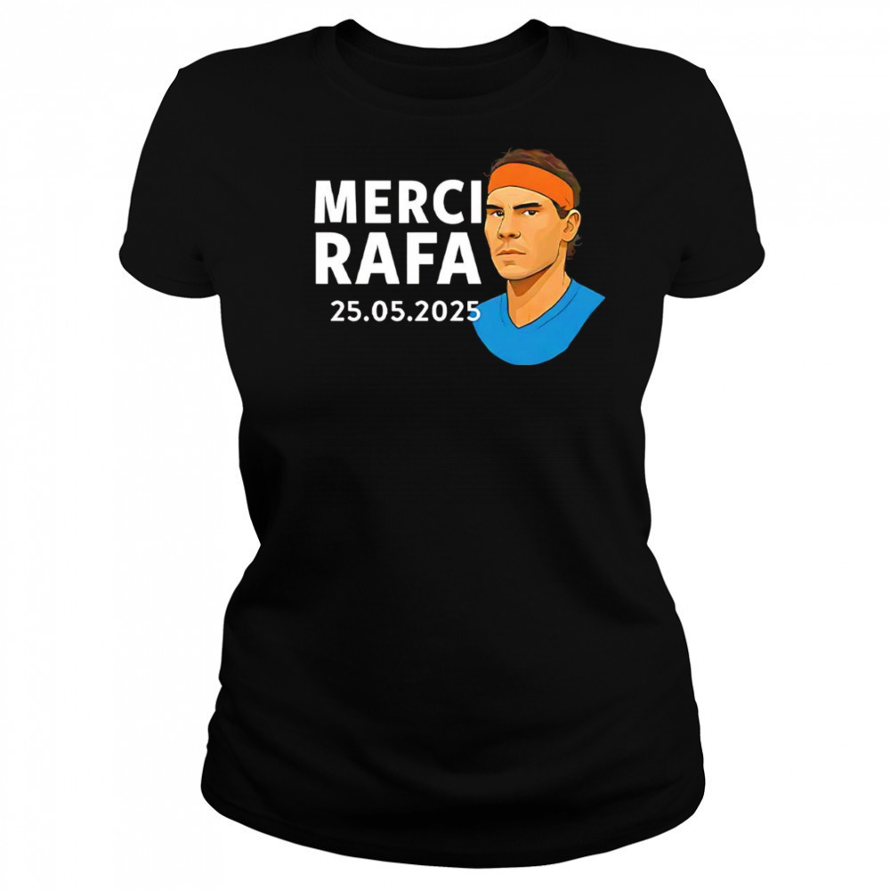 Rafael Nadal Merci Rafa 2025 shirt Women's T-shirt