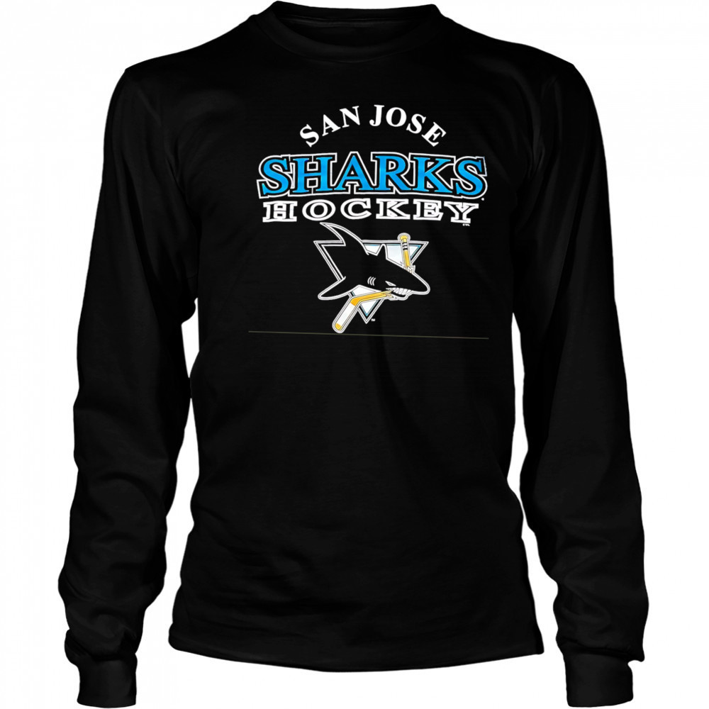 San Jose Shark hockey vintage 90s shirt Long Sleeved