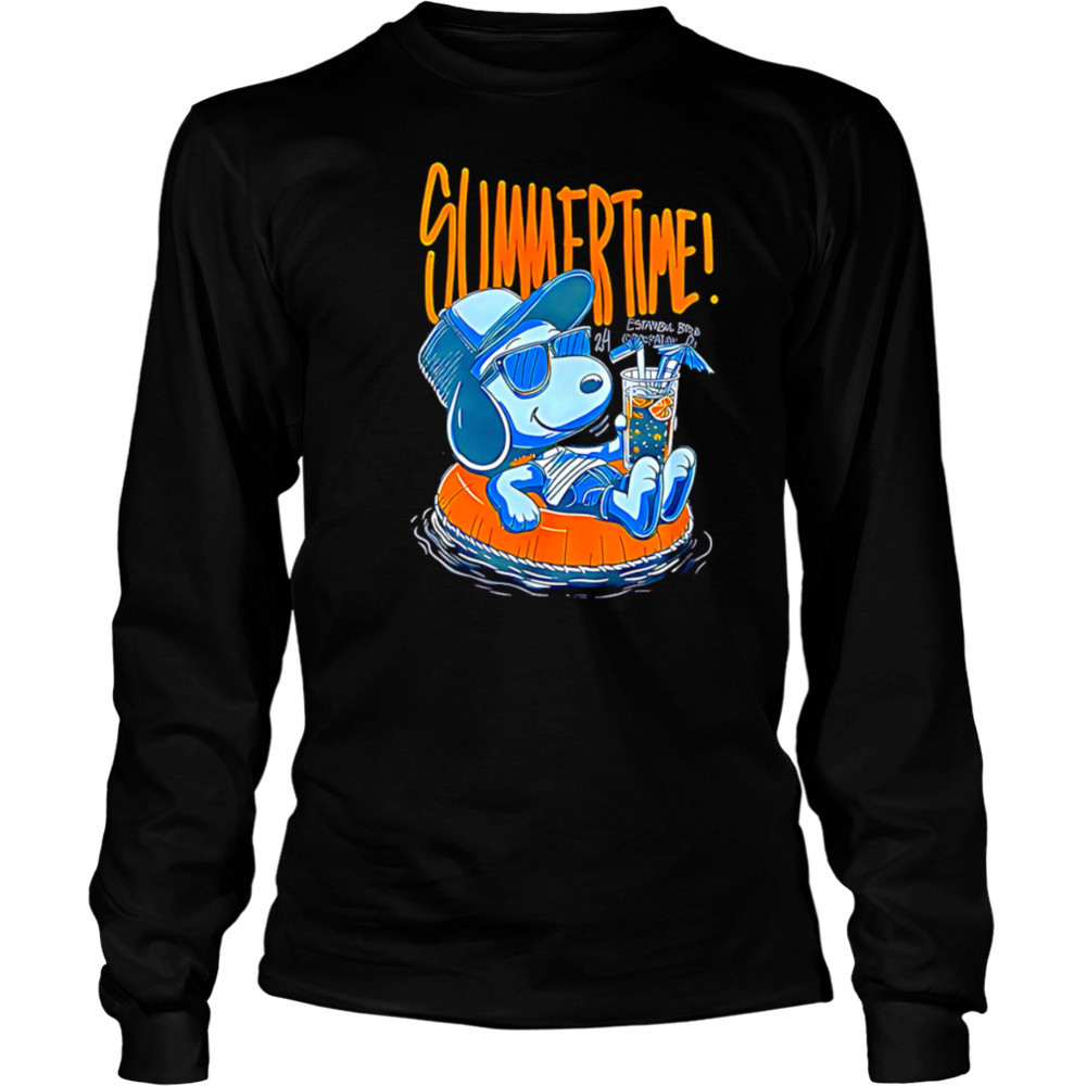 Snoopy summer time shirt Long Sleeved