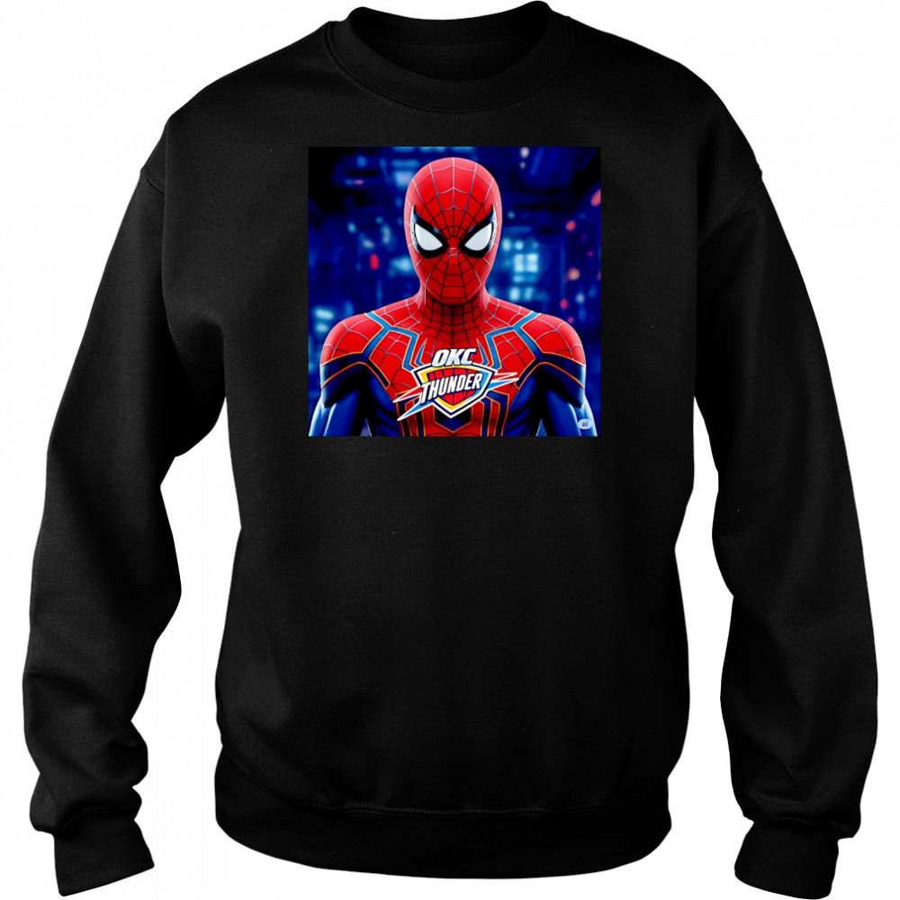Spider-Man OKC Thunder shirt Sweatshirt