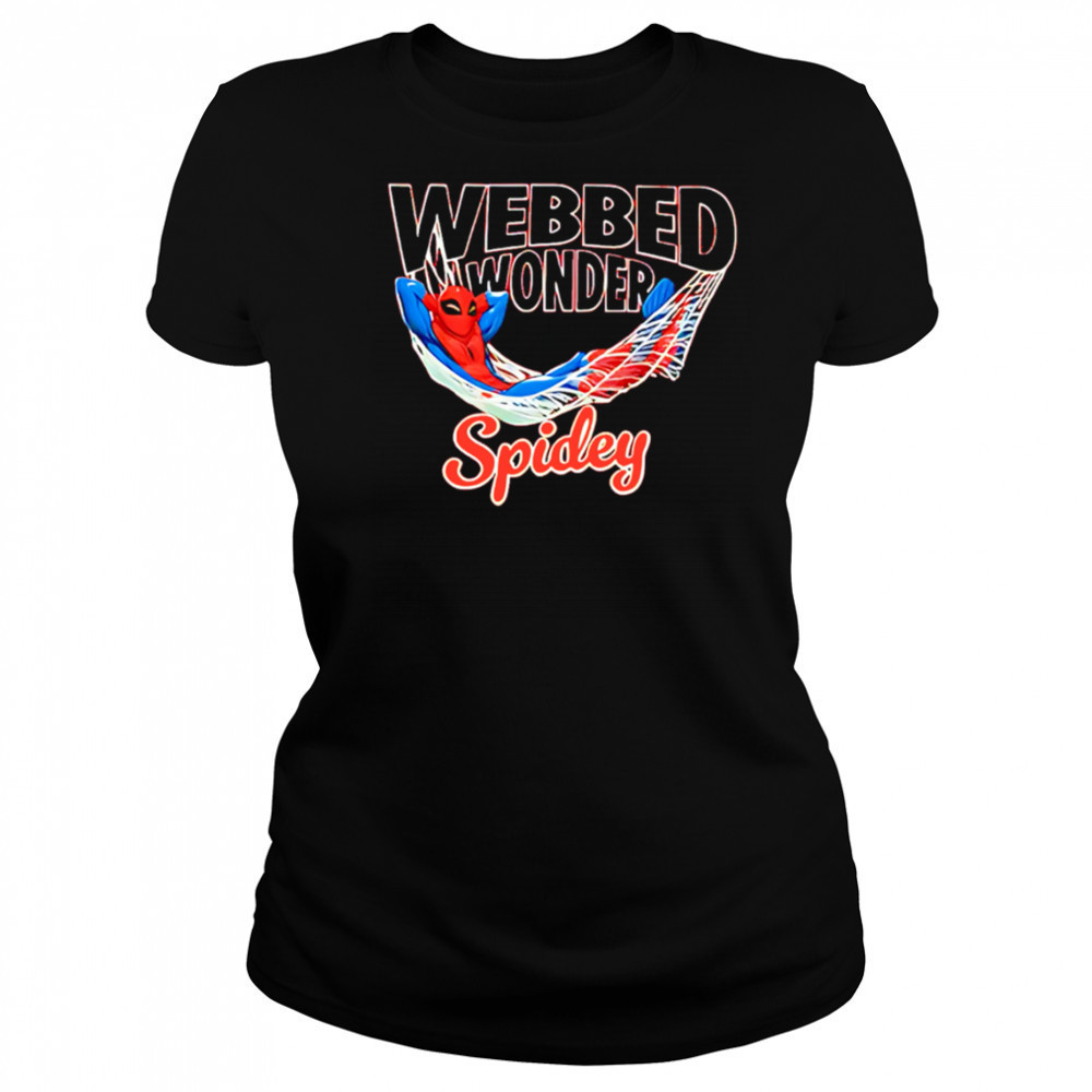 Webbed Wonder Spidey cartoon shirt Women's T-shirt