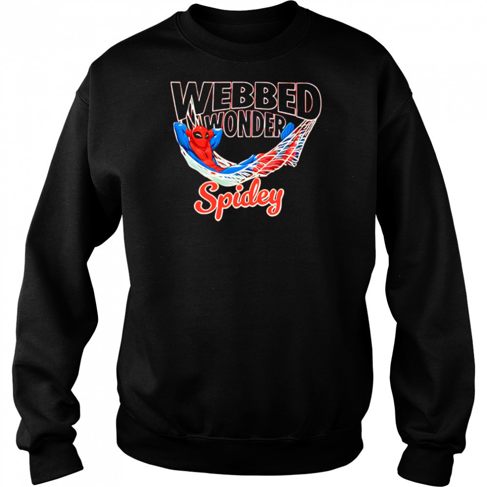 Webbed Wonder Spidey cartoon shirt Sweatshirt