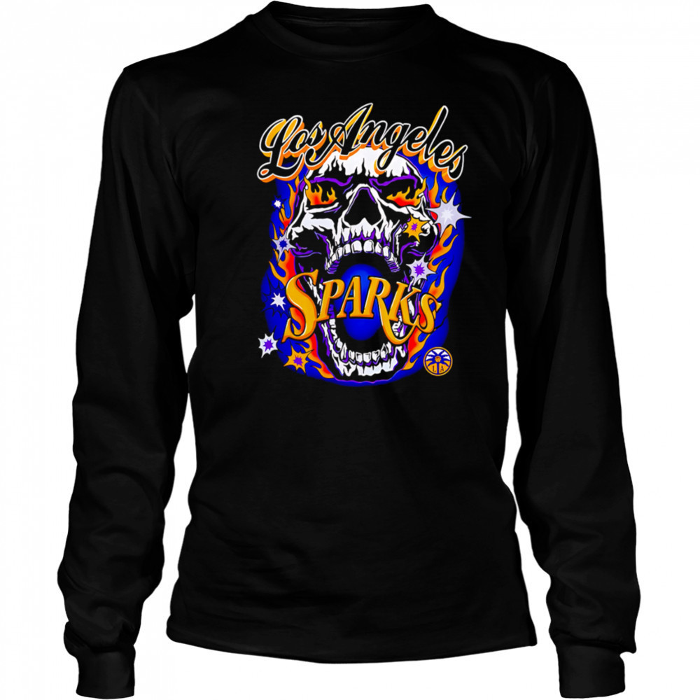 Wnba La Sparks Skull shirt Long Sleeved