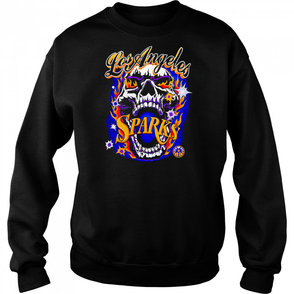 Wnba La Sparks Skull shirt Sweatshirt