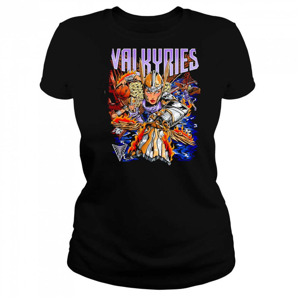 Wnba Valkyries female warrior shirt Women's T-shirt