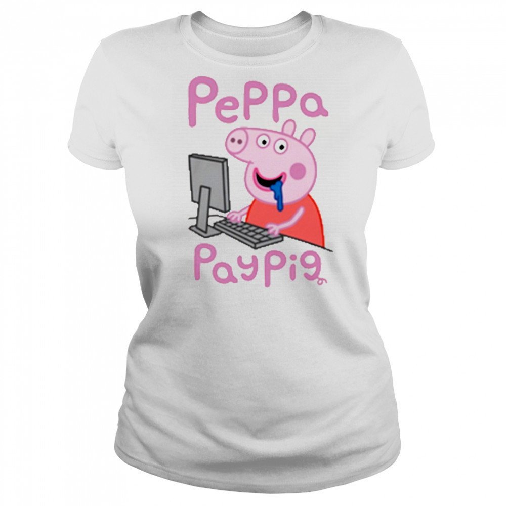 Cartoon Pay Pig shirt Women's T-shirt