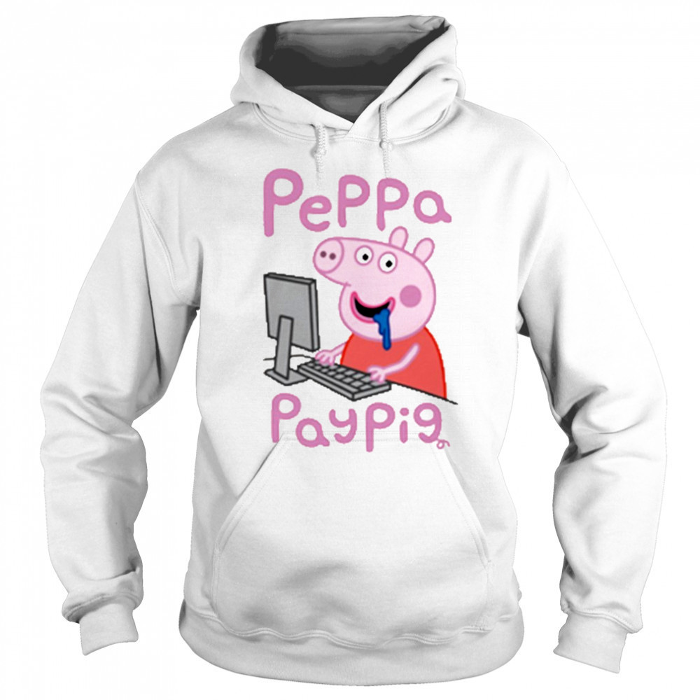 Cartoon Pay Pig shirt Hoodie