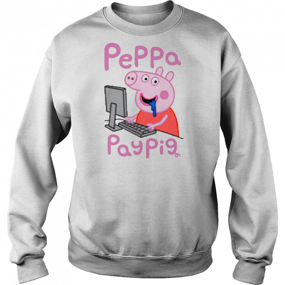 Cartoon Pay Pig shirt Sweatshirt