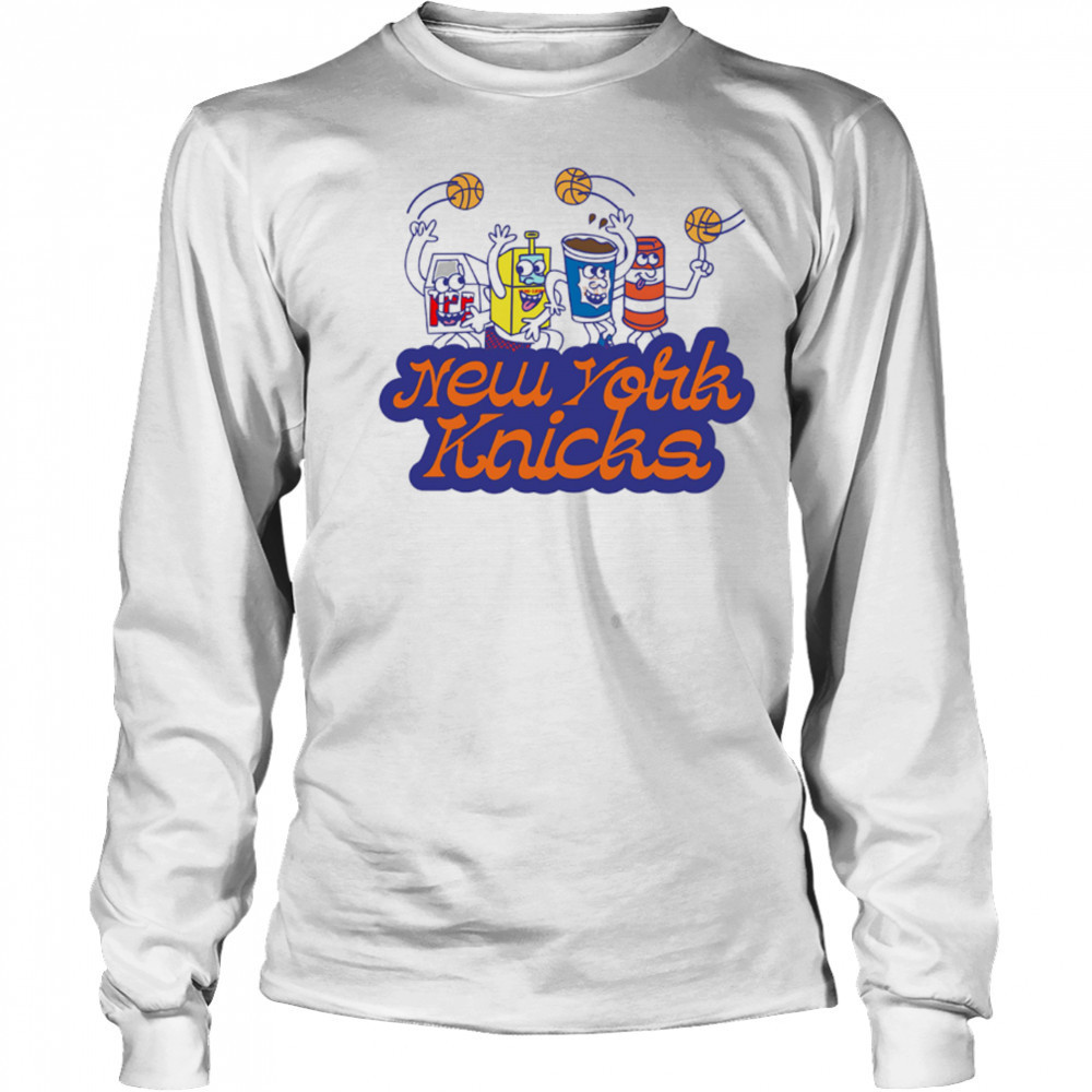 Cereal Box Dude New York Knicks funny shirt Long Sleeved