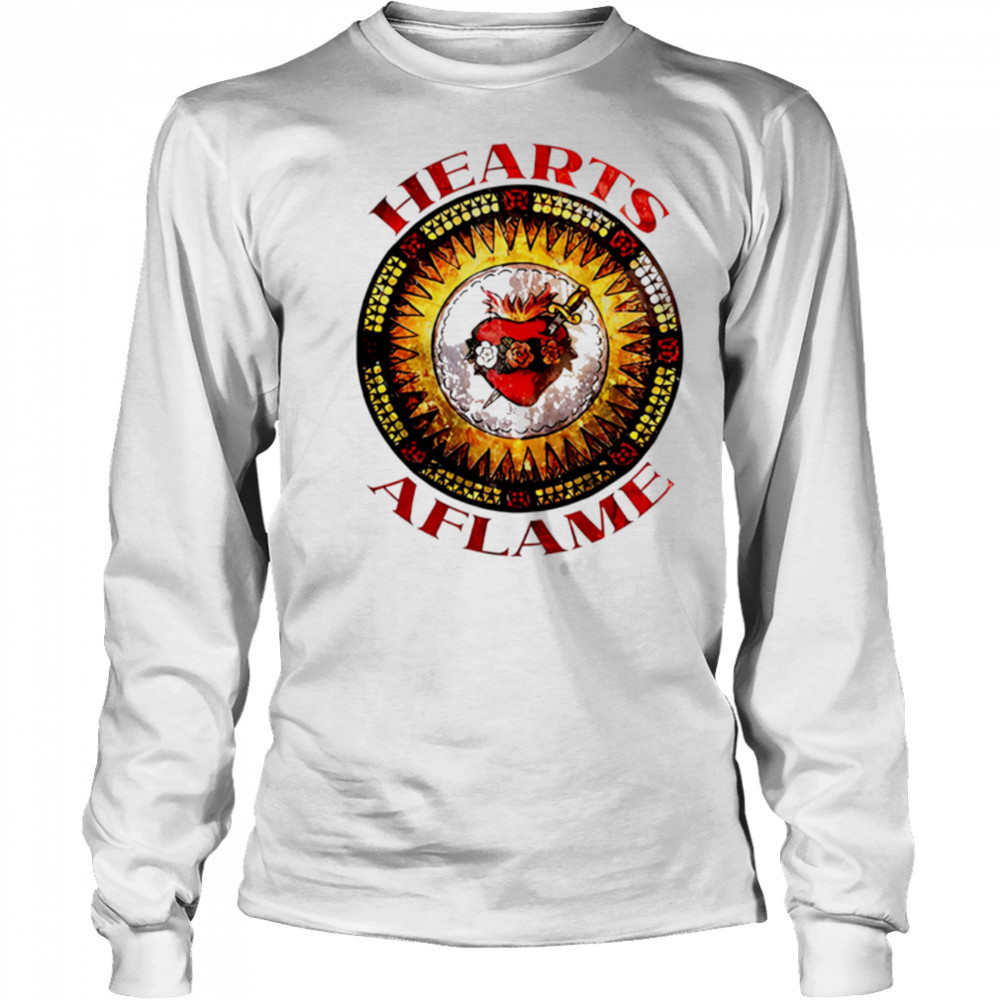 Hearts Aflame Filthy Lucre logo shirt Long Sleeved