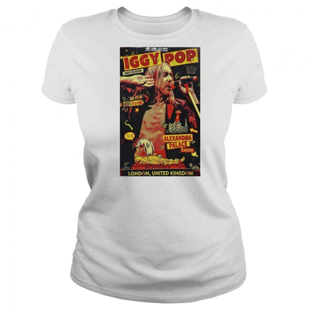 Iggy Pop 28 May 2025 London Poster shirt Women's T-shirt