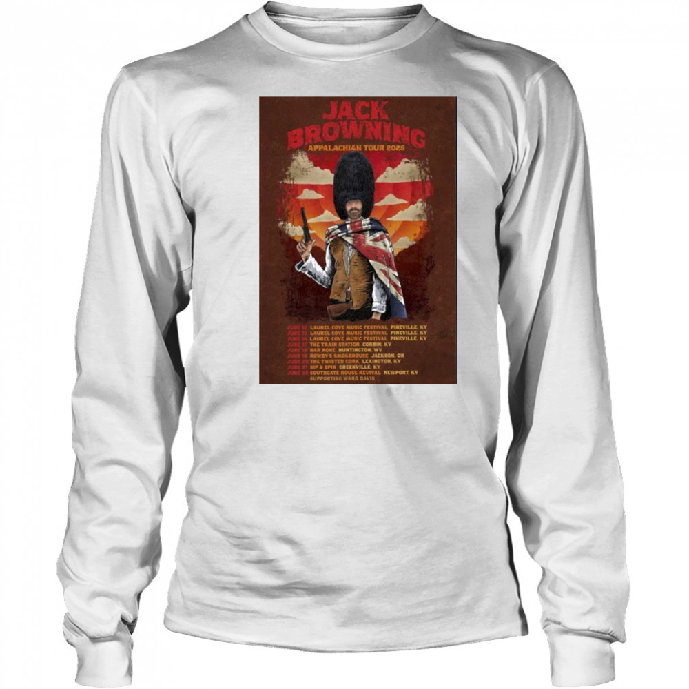 Jack Browning Appalachian Tour 2025 Poster shirt Long Sleeved