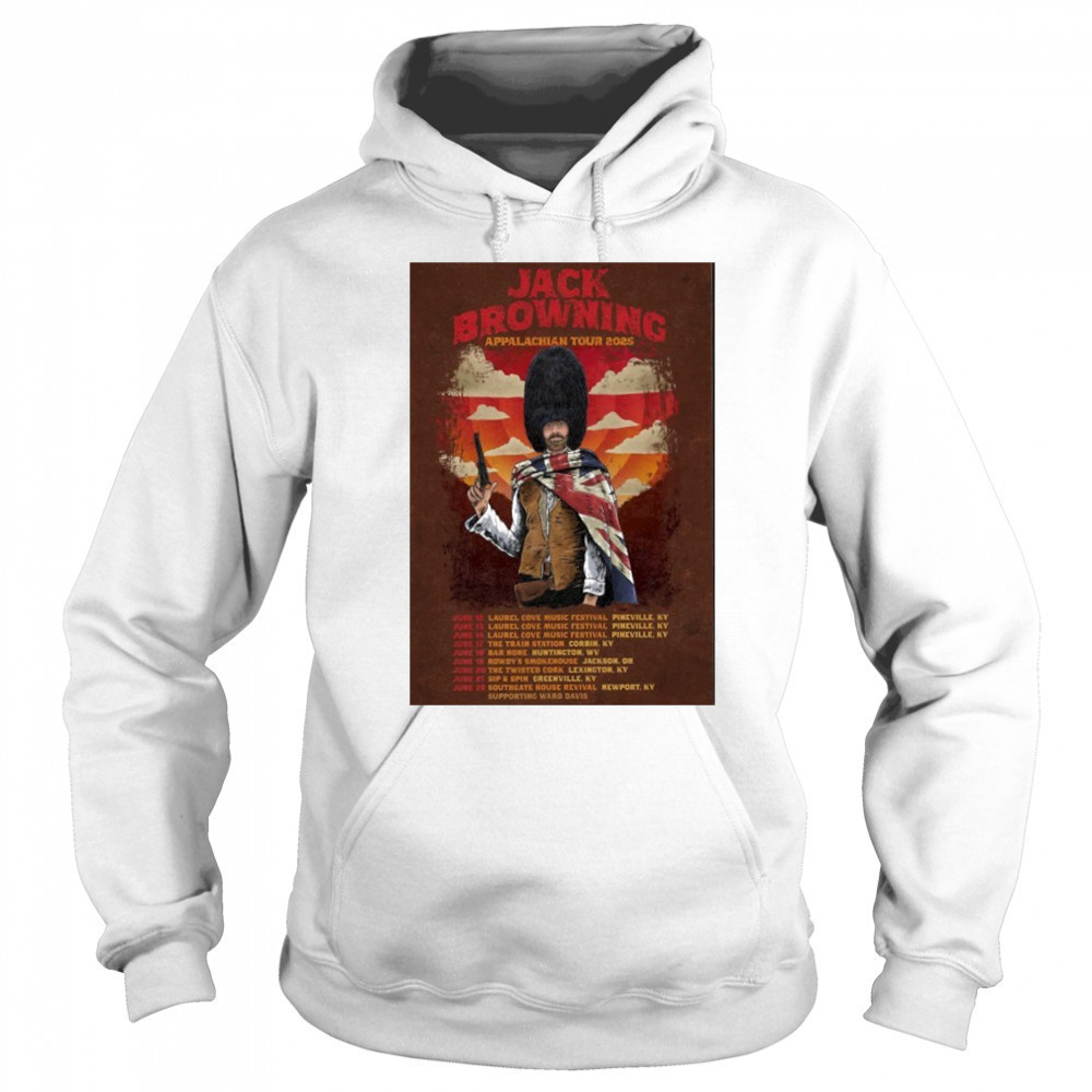 Jack Browning Appalachian Tour 2025 Poster shirt Hoodie