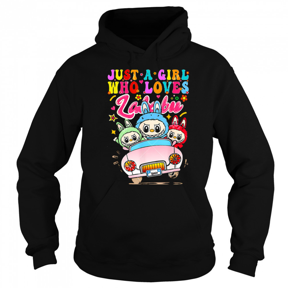Just a Girl Who Loves Labubu Funny Labubu Driving Car shirt Hoodie