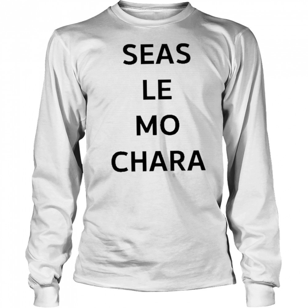 Le Boom Wearing Seas Le Mo Chara shirt Long Sleeved
