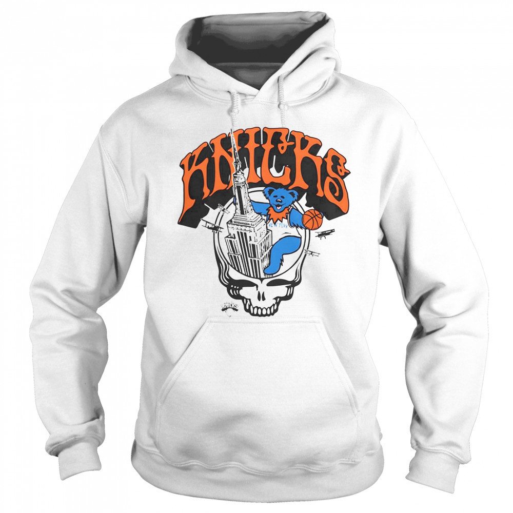New York Knicks X Grateful Dead Skull T-Shirt Hoodie