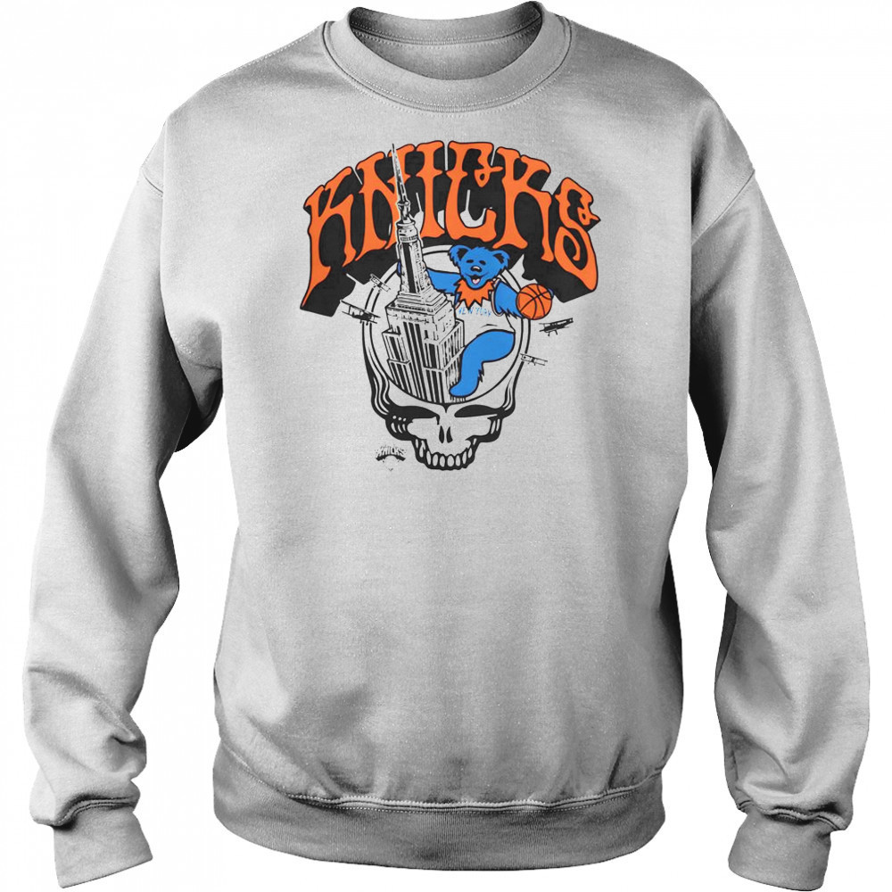 New York Knicks X Grateful Dead Skull T-Shirt Sweatshirt