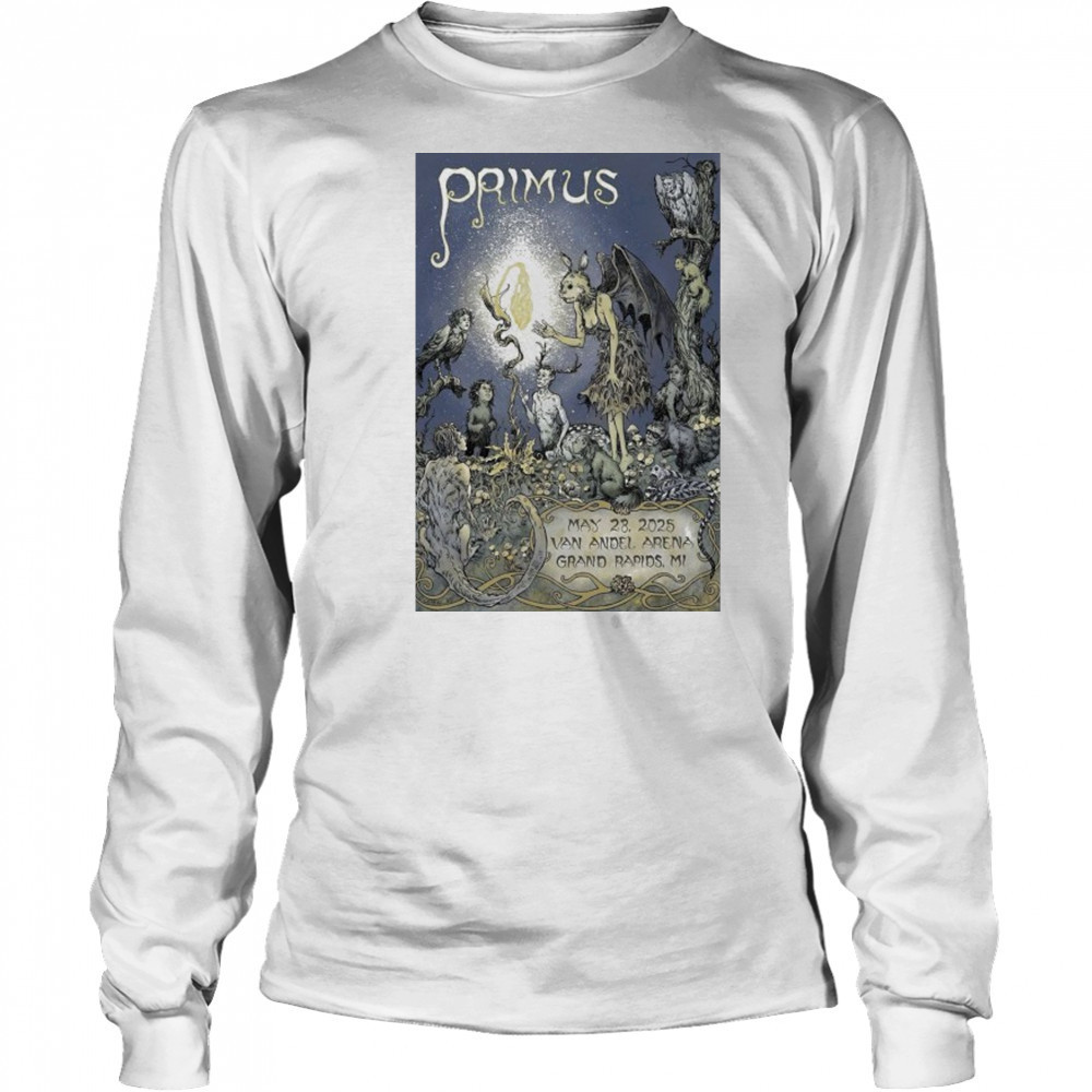 Primus In Grand Rapids MI On May 28 2025 Poster shirt Long Sleeved
