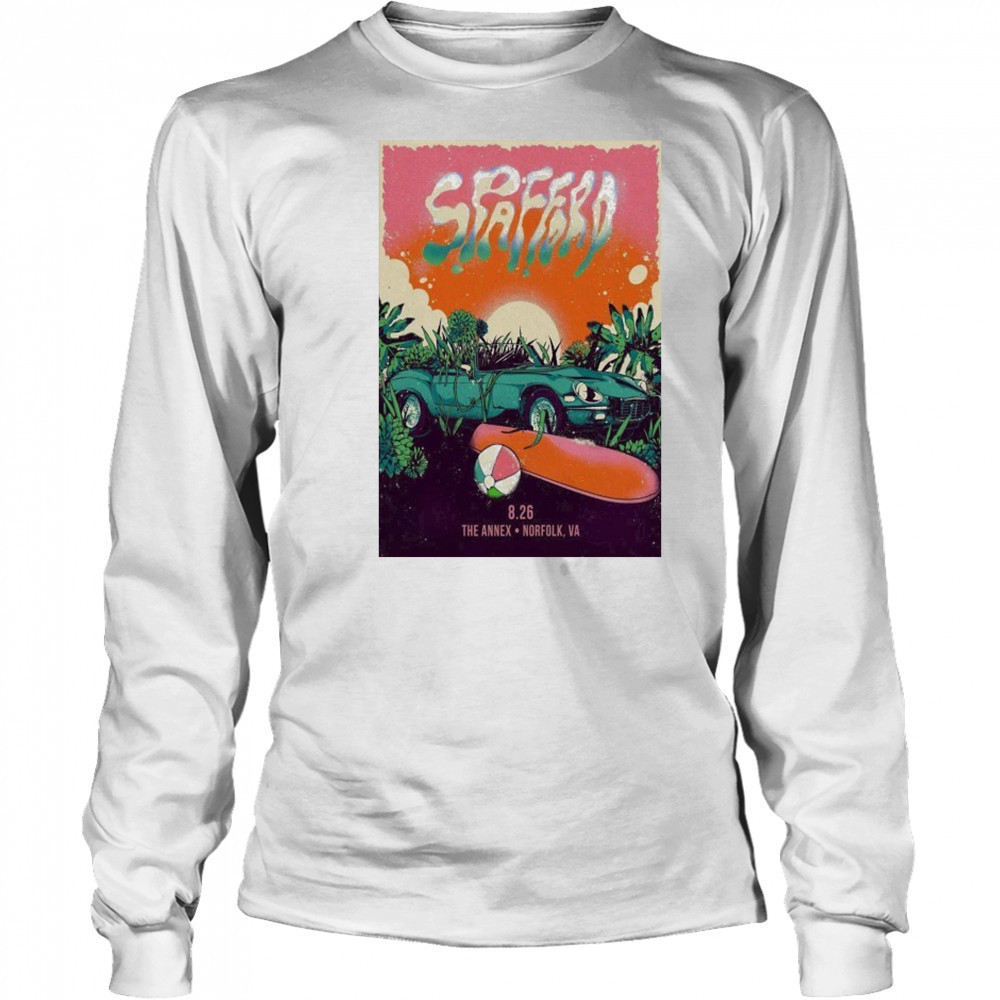 Spafford Aug 26 2025 Norfolk VA Poster shirt Long Sleeved