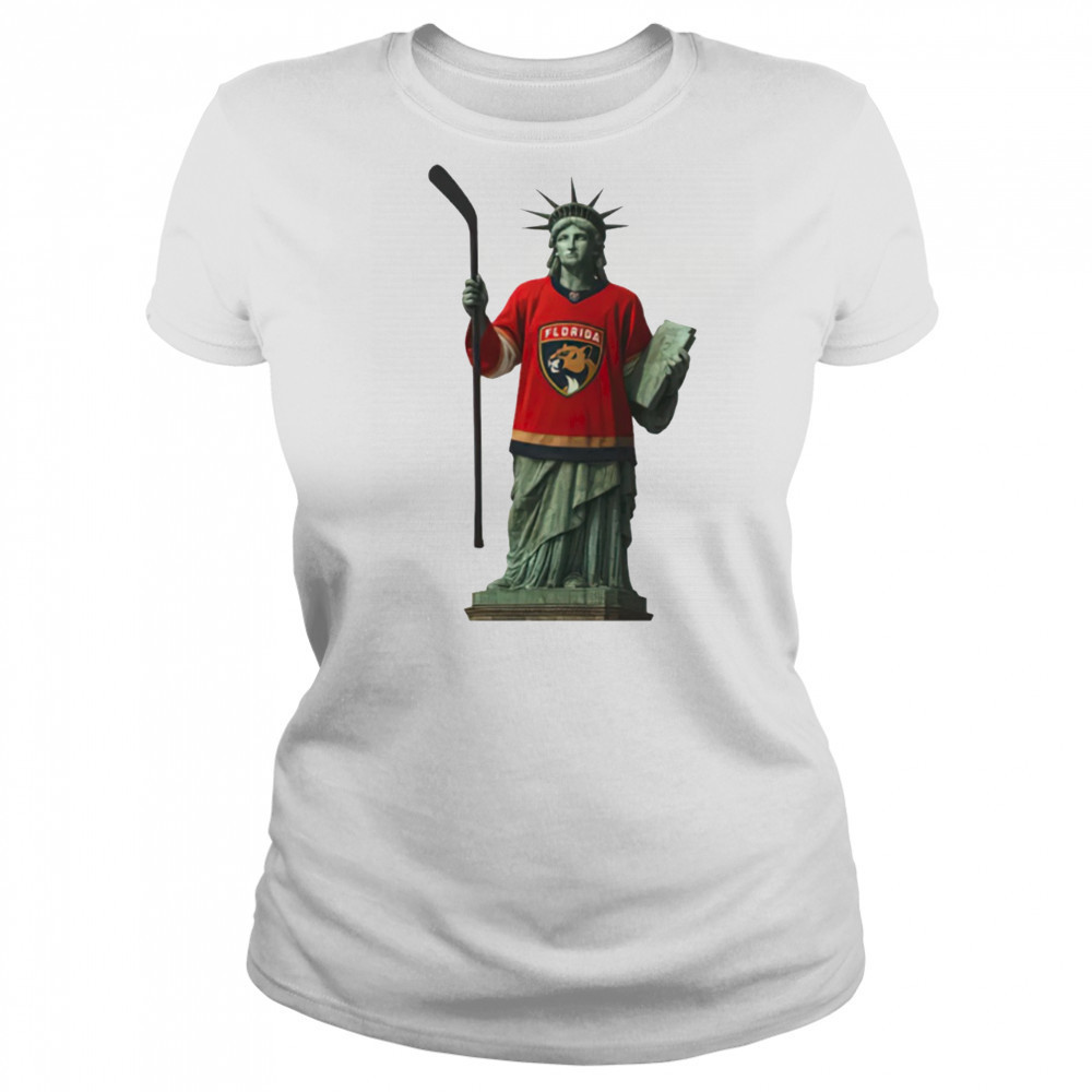 Statue of Liberty Panthers hockey NHL shirt Women's T-shirt