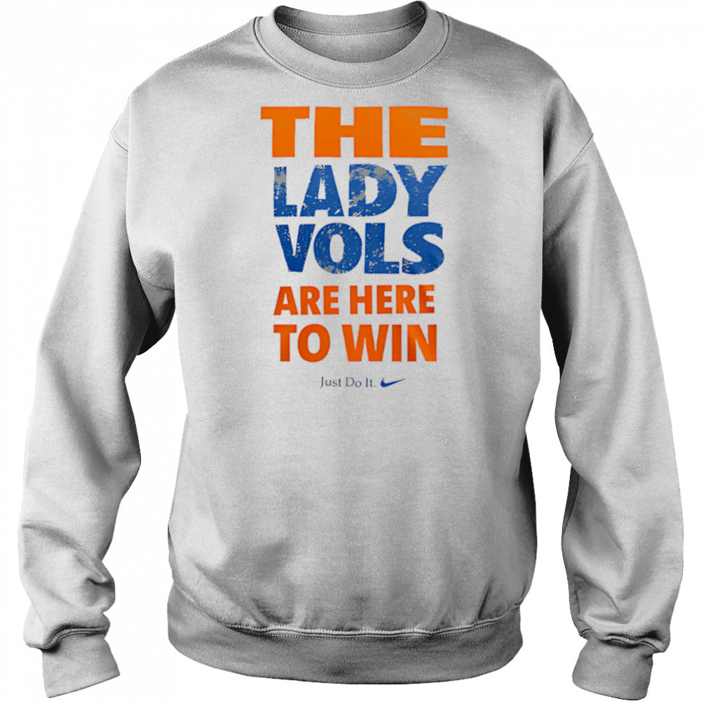 Tennessee Lady Volunteers Softball Are Here To Win shirt Sweatshirt